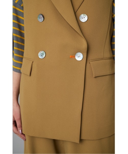 ベスト ジレ Side open gilet　　サイドオープンジレ レディース Side open gilet サイドオープンジレ（ベスト）｜HeRIN.CYE