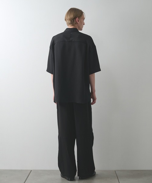 STUDIOUS(ステュディオス)の「【STUDIOUS】PLEATS SHIRTS(シャツ/ブラウス・メンズ・ライトベージュ/ブラック・1/2)」の10枚目の写真