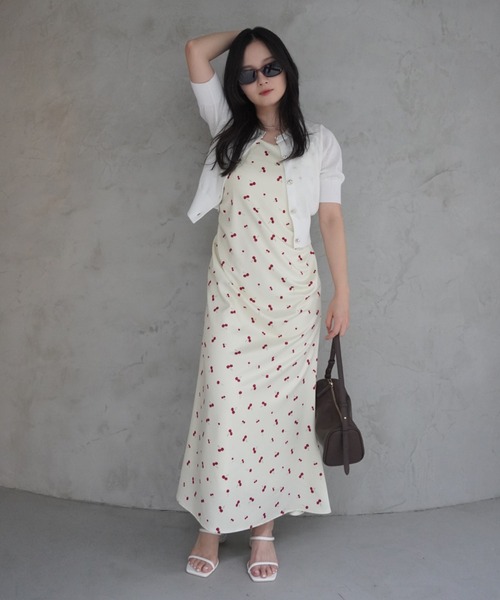 EIMY ISTOIRE（エイミーイストワール）の「ハーフスリーブシアーニットカーデ（カーディガン/ボレロ・レディース・ブラック/ラベンダー/グリーン系その他2/ホワイト/レッド/ピンク・F）」の19枚目の写真