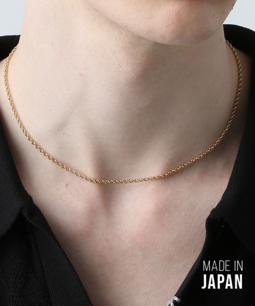 HARE(ハレ)の「【MADE IN JAPAN 長さ調節可能】URBAN LACEネックレス(HARE)(ネックレス・メンズ・シルバー/シルバー系その他/ゴールド・FREE)」の3枚目の写真