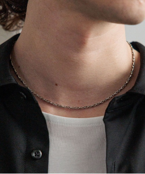 HARE(ハレ)の「【MADE IN JAPAN 長さ調節可能】URBAN LACEネックレス(HARE)(ネックレス・メンズ・シルバー/シルバー系その他/ゴールド・FREE)」の13枚目の写真