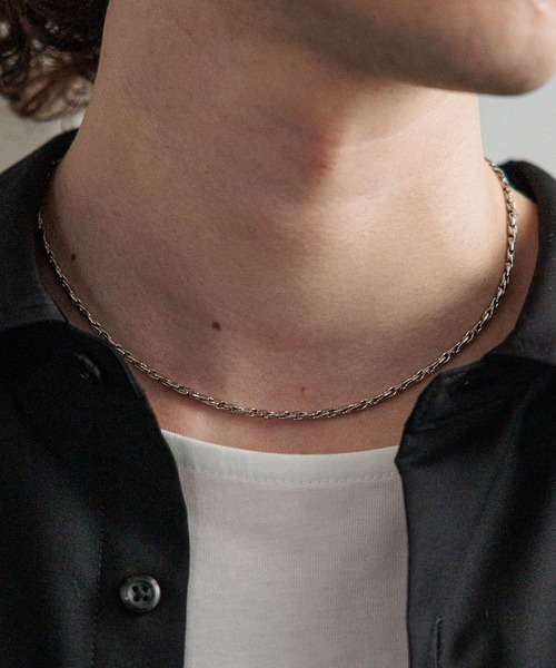 HARE(ハレ)の「【MADE IN JAPAN 長さ調節可能】URBAN LACEネックレス(HARE)(ネックレス・メンズ・シルバー/シルバー系その他/ゴールド・FREE)」の14枚目の写真