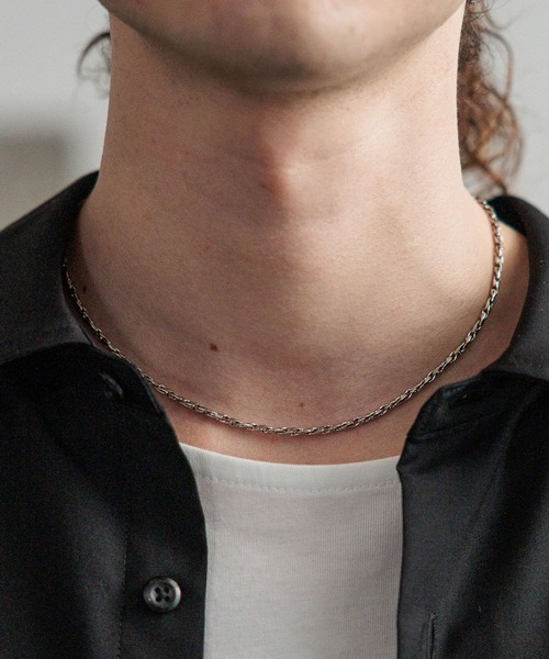 HARE(ハレ)の「【MADE IN JAPAN 長さ調節可能】URBAN LACEネックレス(HARE)(ネックレス・メンズ・シルバー/シルバー系その他/ゴールド・FREE)」の16枚目の写真