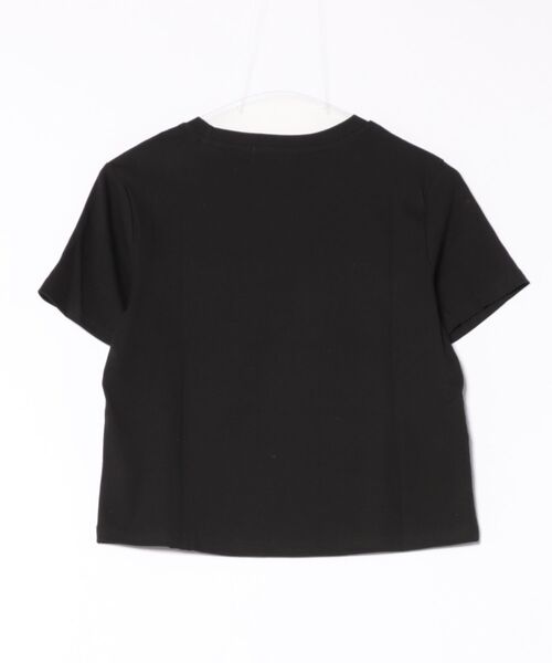 aimoha（アイモハ）の「ミニリボンTシャツ (SS)（Tシャツ/カットソー・レディース・グレー/ブラック/ホワイト/ライトグレー/イエロー・FREE）」の6枚目の写真
