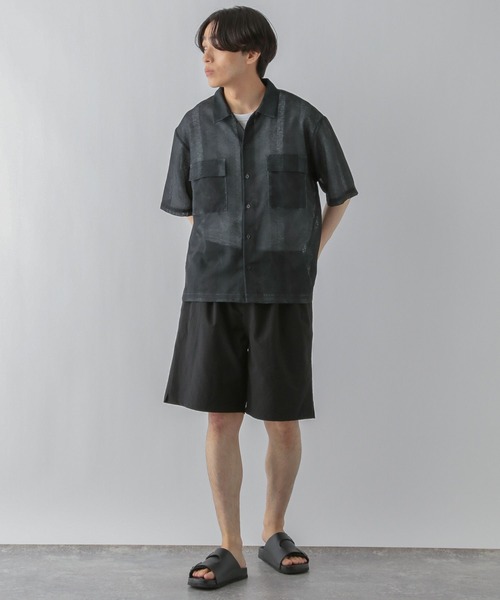 美品✨MARK&LONA グラデーション カモフラ スカル ポロシャツ 半袖 セール】快適サマーシャツ/透かし柄/CLEAN MODE/287595（シャツ