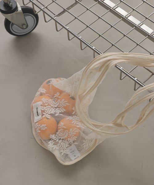 新品 GLOWNY glowny バッグ bag レースバッグ lace bag org.jpg
