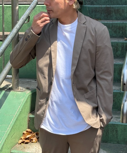 VENCEEXCHANGE（ヴァンスエクスチェンジ）の「ストレッチテーラードジャケット（テーラードジャケット・メンズ・グレー/オリーブ・S/M/L/LL）」の15枚目の写真