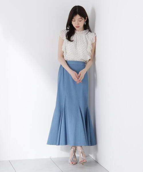 PROPORTION BODY DRESSING（プロポーションボディドレッシング）の「リボン付きマーメイドセットアップ / 1215240603（ワンピース・レディース・ネイビー/ブルー/ピンク・MEDIUM/SMALL/P/S）」の20枚目の写真