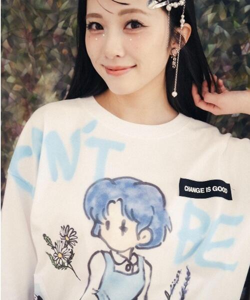 ROYAL FLASH（ロイヤルフラッシュ）の「Guernika/ゲルニカ/らんま1/2 Paint T-shirt / 天道あかね（Tシャツ/カットソー・メンズ・ホワイト・L/XL）」の15枚目の写真