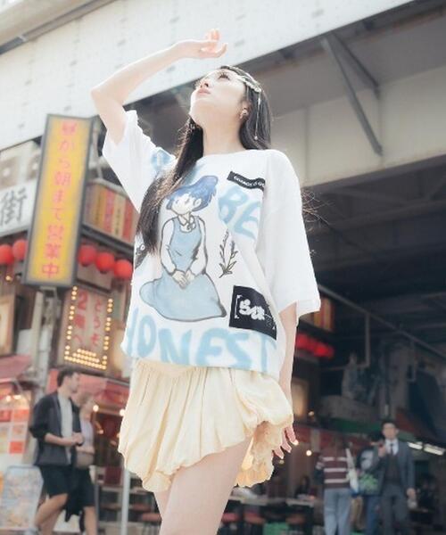 ROYAL FLASH（ロイヤルフラッシュ）の「Guernika/ゲルニカ/らんま1/2 Paint T-shirt / 天道あかね（Tシャツ/カットソー・メンズ・ホワイト・L/XL）」の16枚目の写真