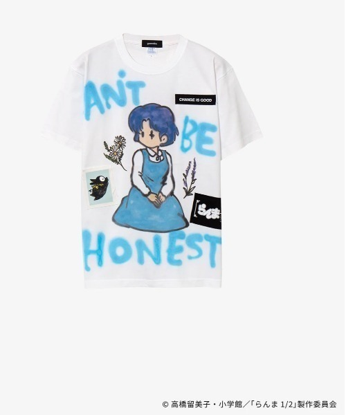 ROYAL FLASH（ロイヤルフラッシュ）の「Guernika/ゲルニカ/らんま1/2 Paint T-shirt / 天道あかね（Tシャツ/カットソー・メンズ・ホワイト・L/XL）」の4枚目の写真