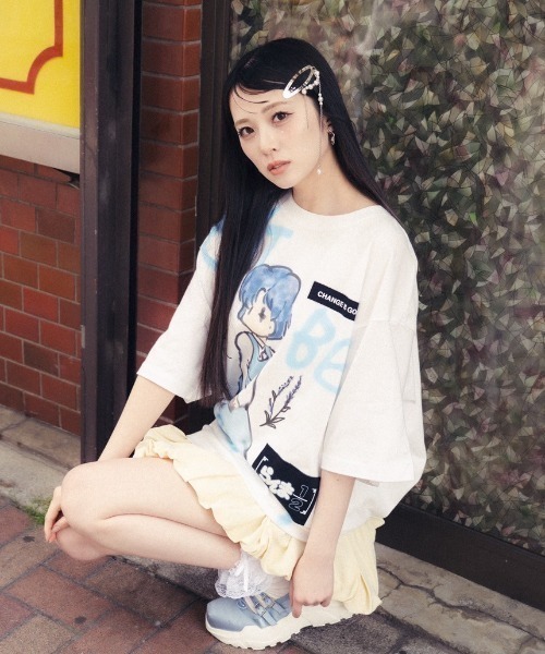 ROYAL FLASH（ロイヤルフラッシュ）の「Guernika/ゲルニカ/らんま1/2 Paint T-shirt / 天道あかね（Tシャツ/カットソー・メンズ・ホワイト・L/XL）」の8枚目の写真