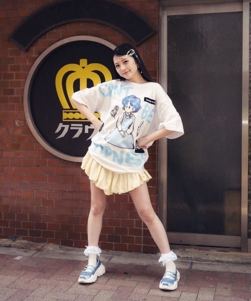 ROYAL FLASH（ロイヤルフラッシュ）の「Guernika/ゲルニカ/らんま1/2 Paint T-shirt / 天道あかね（Tシャツ/カットソー・メンズ・ホワイト・L/XL）」の10枚目の写真