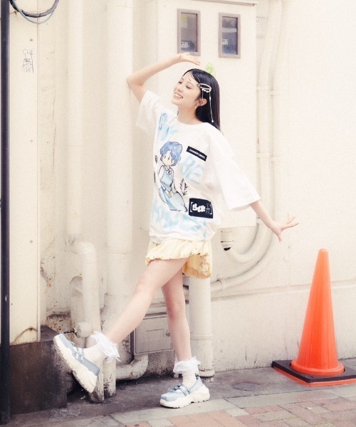 ROYAL FLASH（ロイヤルフラッシュ）の「Guernika/ゲルニカ/らんま1/2 Paint T-shirt / 天道あかね（Tシャツ/カットソー・メンズ・ホワイト・L/XL）」の11枚目の写真