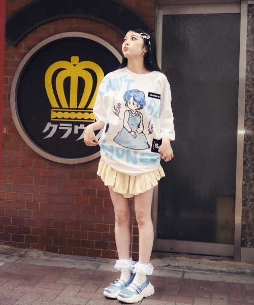 ROYAL FLASH（ロイヤルフラッシュ）の「Guernika/ゲルニカ/らんま1/2 Paint T-shirt / 天道あかね（Tシャツ/カットソー・メンズ・ホワイト・L/XL）」の9枚目の写真