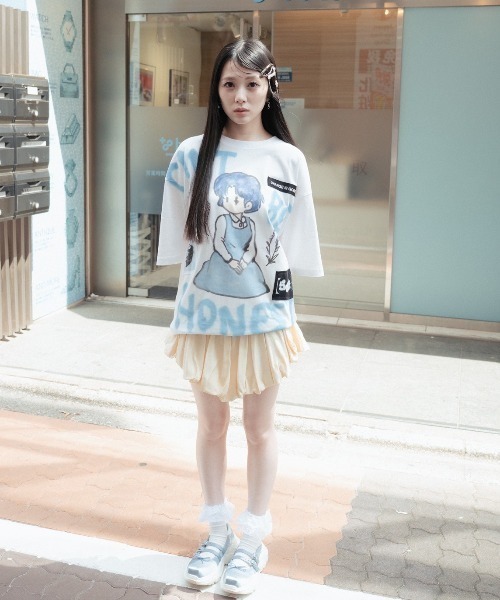 ROYAL FLASH（ロイヤルフラッシュ）の「Guernika/ゲルニカ/らんま1/2 Paint T-shirt / 天道あかね（Tシャツ/カットソー・メンズ・ホワイト・L/XL）」の3枚目の写真