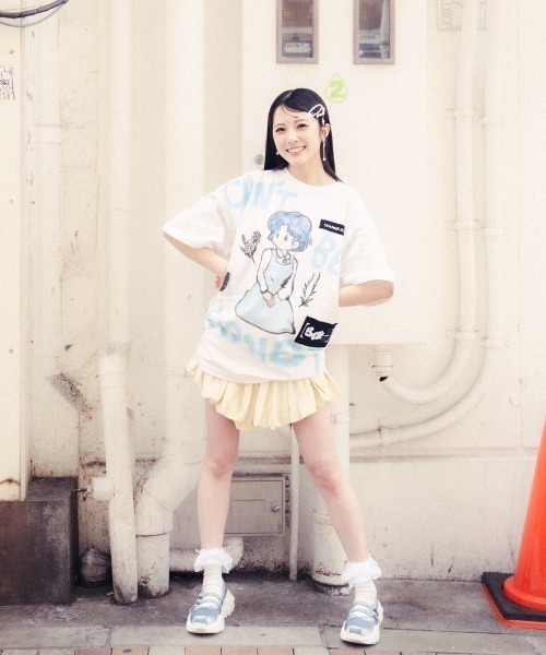 ROYAL FLASH（ロイヤルフラッシュ）の「Guernika/ゲルニカ/らんま1/2 Paint T-shirt / 天道あかね（Tシャツ/カットソー・メンズ・ホワイト・L/XL）」の12枚目の写真