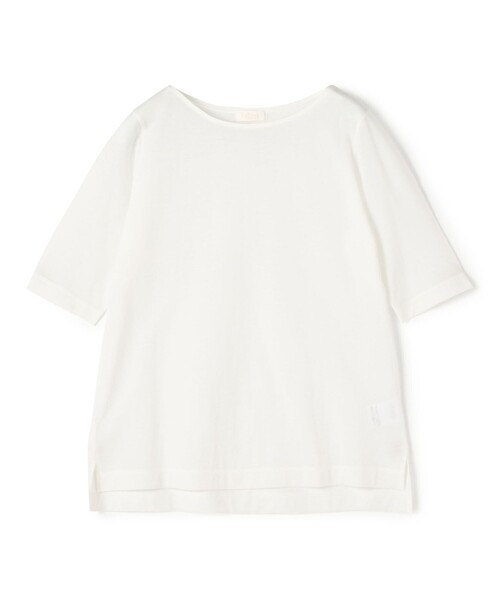 BALLSEY(ボールジィ)の「シアーコンパクトジャージー ボートネックプルオーバー(Tシャツ/カットソー・レディース・ブラック/グリーン/ホワイト・S)」の14枚目の写真