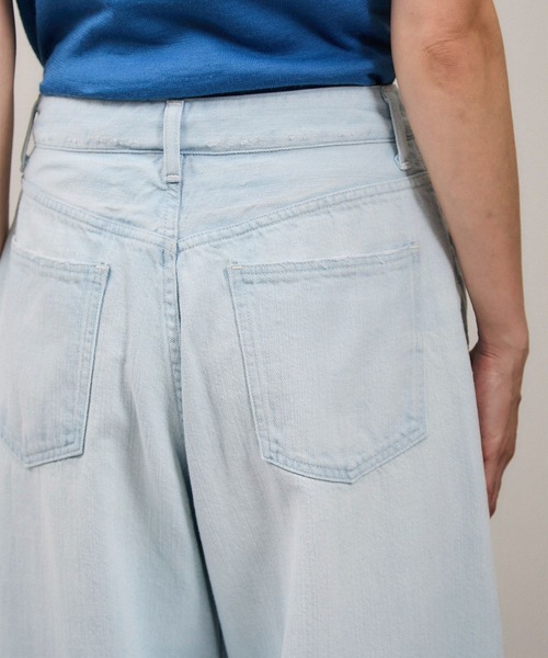 RED CARD TOKYO（レッドカード）の「【RED CARD TOKYO（レッドカードトーキョー）for SALON】別注Montana / モンタナ（デニムパンツ・レディース・サックスブルー・22/23/24/25/26）」の6枚目の写真