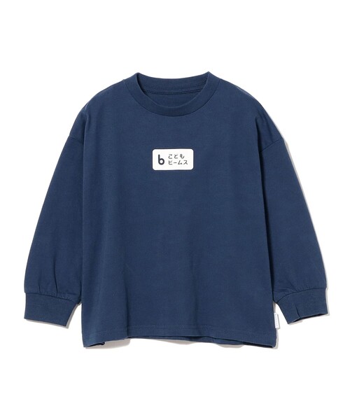 こども ビームス（コドモビームス）の「kodomo ロゴ プリント ロングスリーブ Tシャツ 2025FW（90～140cm）（Tシャツ/カットソー・キッズ・ネイビー/レッド系その他7/ホワイト系その他5・100/120/110/140/130/90）」の15枚目の写真