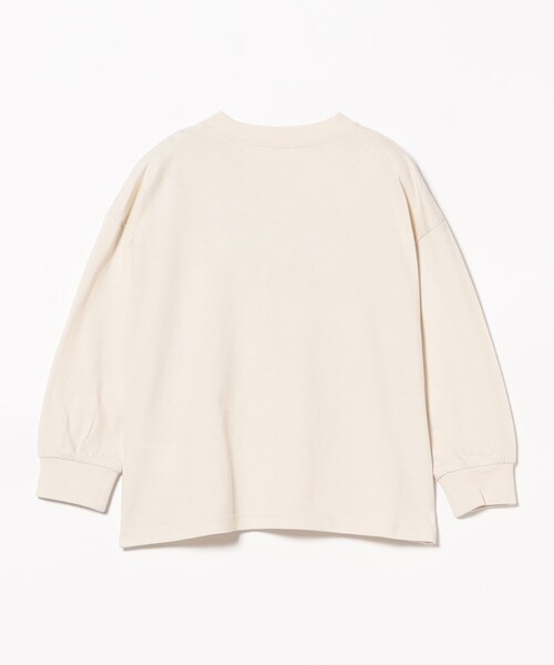 こども ビームス（コドモビームス）の「kodomo ロゴ プリント ロングスリーブ Tシャツ 2025FW（90～140cm）（Tシャツ/カットソー・キッズ・ネイビー/レッド系その他7/ホワイト系その他5・100/120/110/140/130/90）」の21枚目の写真