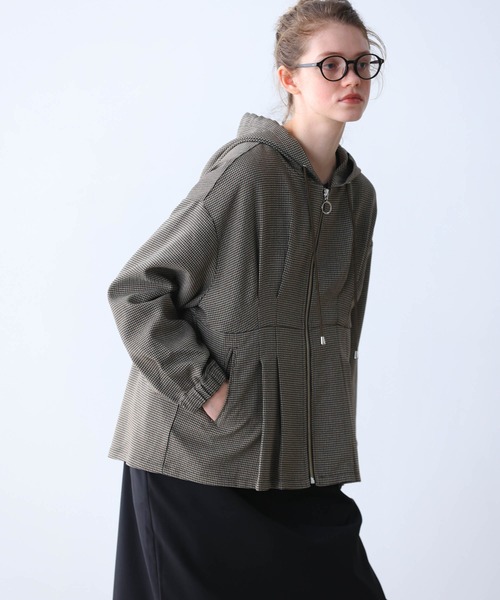 Kelen（ケレン）の「「KELEN / ケレン」ウエストタックデザインフードジャケット（その他アウター・レディース・ベージュ/ブラウン/ブルー系その他・S/M）」の8枚目の写真