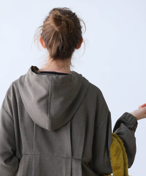 Kelen（ケレン）の「「KELEN / ケレン」ウエストタックデザインフードジャケット（その他アウター・レディース・ベージュ/ブラウン/ブルー系その他・S/M）」の12枚目の写真