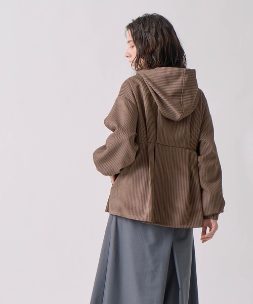 Kelen（ケレン）の「「KELEN / ケレン」ウエストタックデザインフードジャケット（その他アウター・レディース・ベージュ/ブラウン/ブルー系その他・S/M）」の16枚目の写真