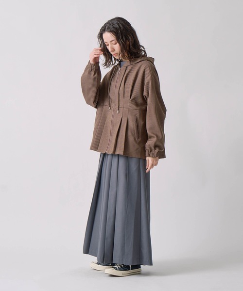 Kelen（ケレン）の「「KELEN / ケレン」ウエストタックデザインフードジャケット（その他アウター・レディース・ベージュ/ブラウン/ブルー系その他・S/M）」の17枚目の写真