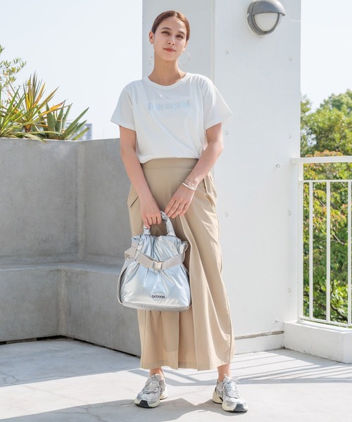 HEREIAM(ヘレイアム)の「【HEREIAM】バックタグプリントT(Tシャツ/カットソー・レディース・ブラック/ホワイト/ブルー・FREE)」の5枚目の写真