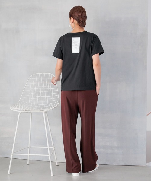 HEREIAM(ヘレイアム)の「【HEREIAM】バックタグプリントT(Tシャツ/カットソー・レディース・ブラック/ホワイト/ブルー・FREE)」の11枚目の写真