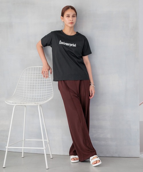 HEREIAM(ヘレイアム)の「【HEREIAM】バックタグプリントT(Tシャツ/カットソー・レディース・ブラック/ホワイト/ブルー・FREE)」の12枚目の写真