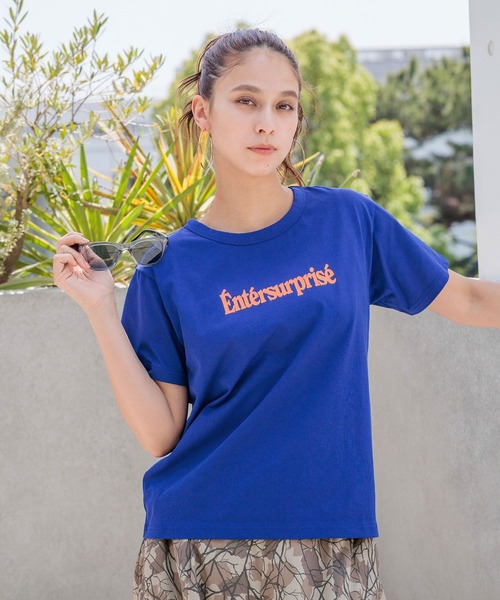 HEREIAM(ヘレイアム)の「【HEREIAM】バックタグプリントT(Tシャツ/カットソー・レディース・ブラック/ホワイト/ブルー・FREE)」の22枚目の写真