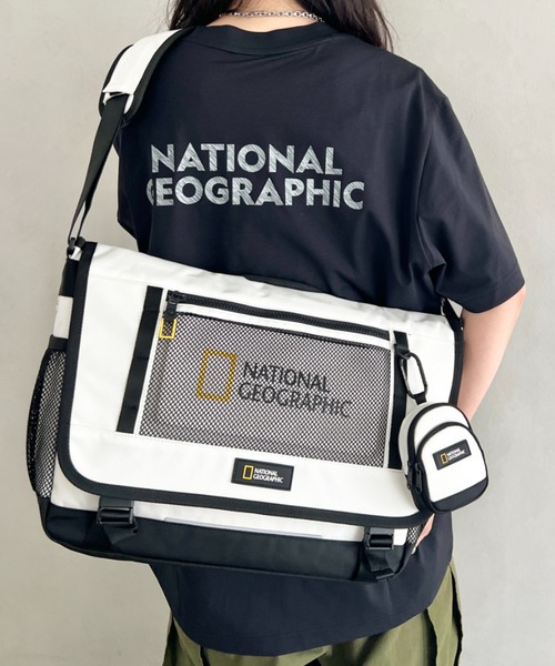 NATIONAL GEOGRAPHIC（ナショナルジオグラフィック）の「【日本未発売/WEB限定】NATIONAL GEOGRAPHIC(ナショナル ジオグラフィック)/大容量 12L A4対応 フラップ メッセンジャー ショルダーバッグ/PACHI MESSENGER BAG（ショルダーバッグ・レディース・ホワイト/ブラック/ベージュ・FREE）」の20枚目の写真