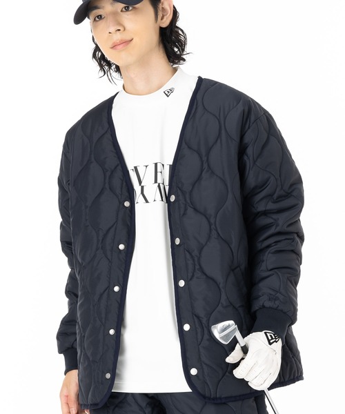 ニューエラゴルフ カーディガン ジャケット キルティング（その他