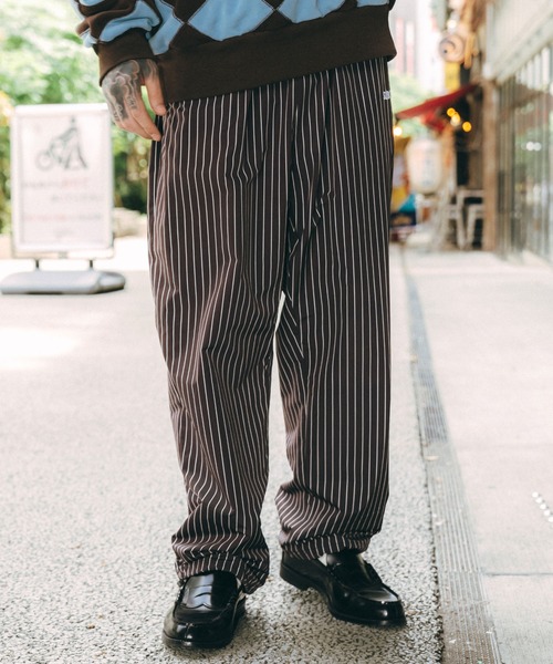 Subciety（サブサエティ）の「Stripe training pants（その他パンツ・メンズ・ホワイト/ブラウン/ブラック・X-LARGE/LARGE/MEDIUM/SMALL）」の3枚目の写真