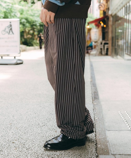 Subciety（サブサエティ）の「Stripe training pants（その他パンツ・メンズ・ホワイト/ブラウン/ブラック・X-LARGE/LARGE/MEDIUM/SMALL）」の14枚目の写真