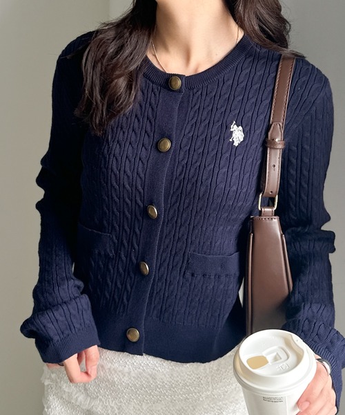 Polo Ralph Lauren【現行モデル】 金ボタン カーディガン ニット Polo Ralph Lauren【現行モデル】 金ボタン カーディガン ニット