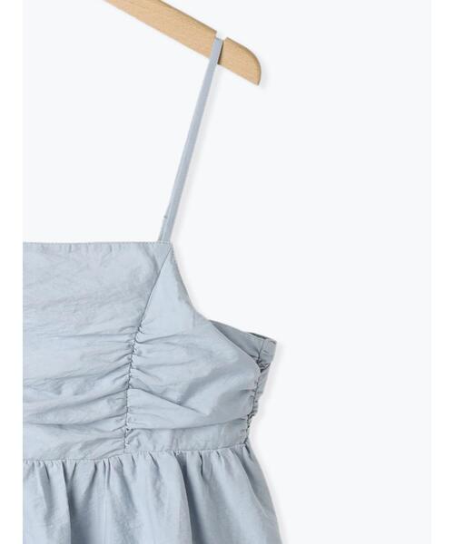 ehka sopo（エヘカソポ）の「バルーンミニキャミワンピース（ワンピース・レディース・ブラック/サックスブルー/オフホワイト・F）」の8枚目の写真