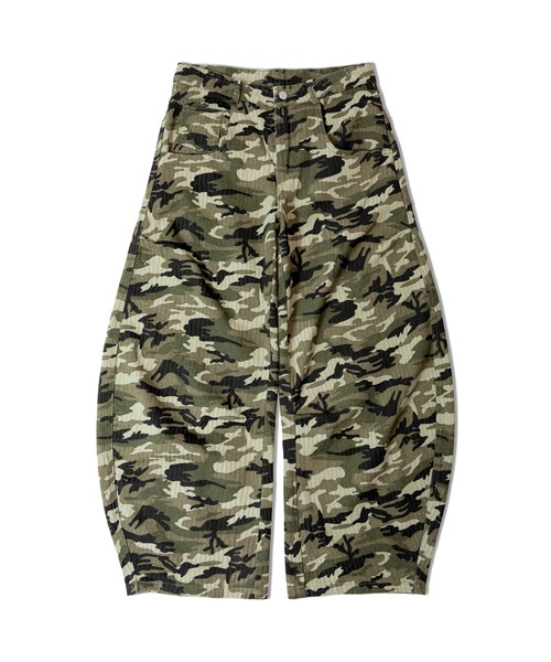 JACKROSE(ジャックローズ)の「JE-カーブ・デニムパンツ(デニムパンツ・メンズ・インディゴブルー/カモフラージュ・M/L)」の2枚目の写真