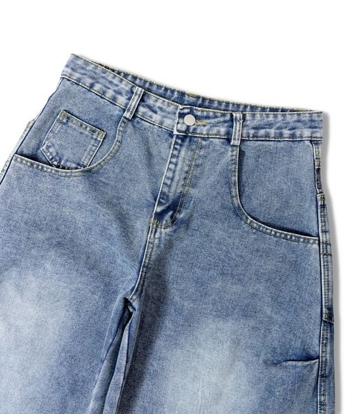 JACKROSE(ジャックローズ)の「JE-カーブ・デニムパンツ(デニムパンツ・メンズ・インディゴブルー/カモフラージュ・M/L)」の7枚目の写真