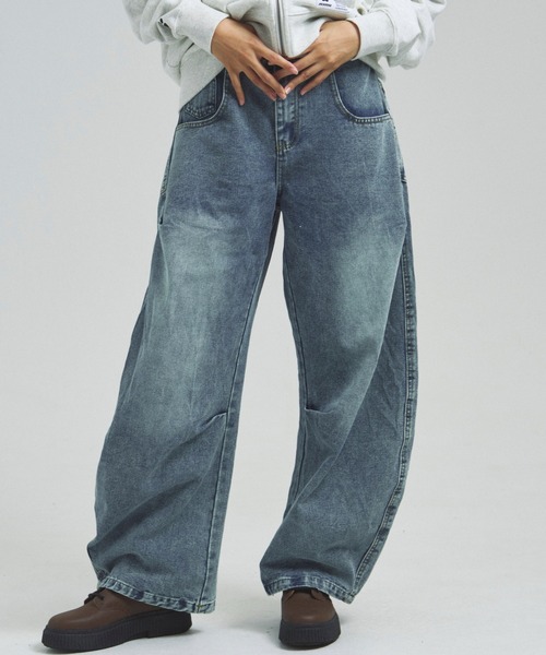 JACKROSE(ジャックローズ)の「JE-カーブ・デニムパンツ(デニムパンツ・メンズ・インディゴブルー/カモフラージュ・M/L)」の9枚目の写真