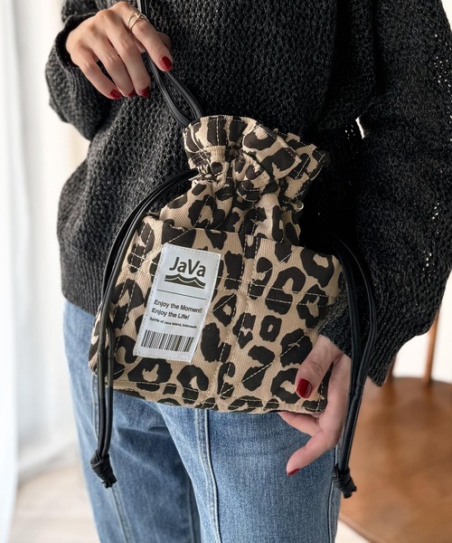 セール】《JaVaジャバ コラボ》秋冬のマストハブ！2WAYミニ巾着