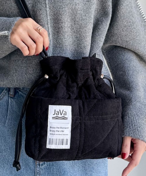 Java(ジャバ)の「《JaVaジャバ コラボ》秋冬のマストハブ!2WAYミニ巾着コーデュロイショルダーバッグ(ショルダーバッグ・レディース・ブラウン/ブラック/レオパード・ONE SIZE)」の15枚目の写真