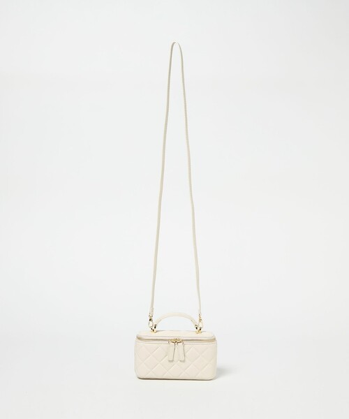 UNITED ARROWS（ユナイテッドアローズ）の「マイクロ バニティ バッグ（ショルダーバッグ・レディース・オフホワイト/ブラック・FREE）」の10枚目の写真