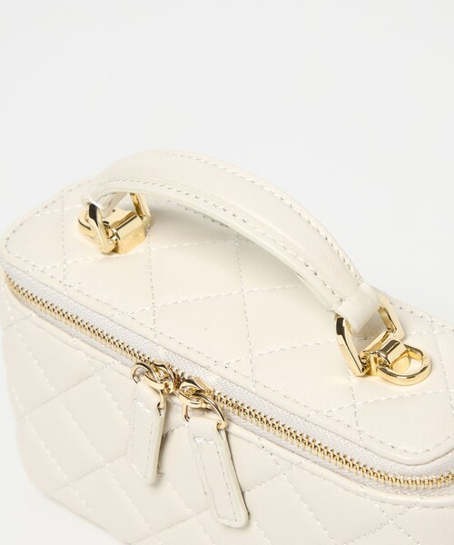 UNITED ARROWS（ユナイテッドアローズ）の「マイクロ バニティ バッグ（ショルダーバッグ・レディース・オフホワイト/ブラック・FREE）」の14枚目の写真