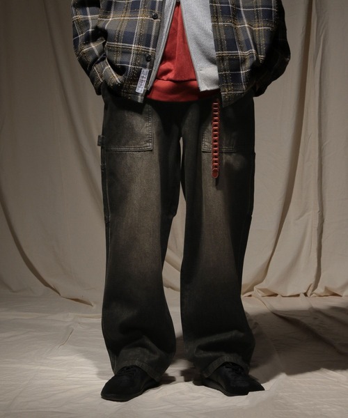 niko and...（ニコアンド）の「ペインターデニムパンツ【niko and ...JEANS 2025AW】（デニムパンツ・メンズ・ブラック/ブルー/インディゴブルー/ブラウン/パープル/ブラック系その他/カーキ/ブルー系その他・MEDIUM/SMALL/LARGE）」の3枚目の写真