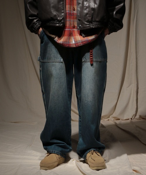 niko and...（ニコアンド）の「ペインターデニムパンツ【niko and ...JEANS 2025AW】（デニムパンツ・メンズ・ブラック/ブルー/インディゴブルー/ブラウン/パープル/ブラック系その他/カーキ/ブルー系その他・MEDIUM/SMALL/LARGE）」の8枚目の写真