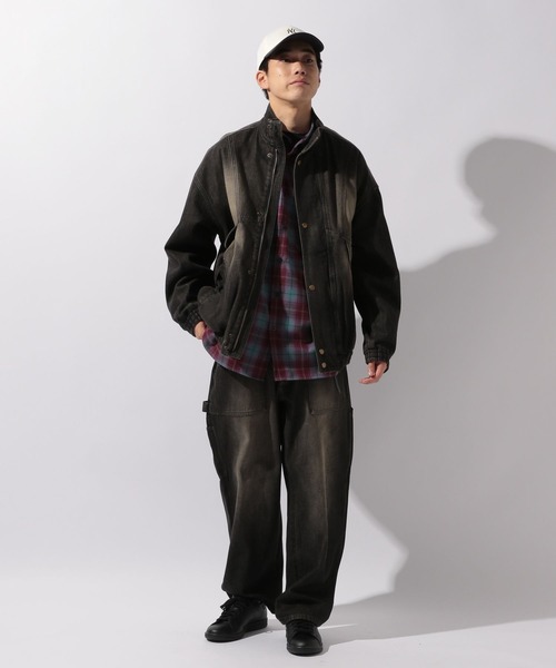 niko and...（ニコアンド）の「ペインターデニムパンツ【niko and ...JEANS 2025AW】（デニムパンツ・メンズ・ブラック/ブルー/インディゴブルー/ブラウン/パープル/ブラック系その他/カーキ/ブルー系その他・MEDIUM/SMALL/LARGE）」の14枚目の写真