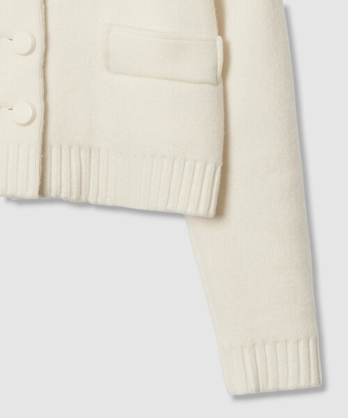 LOULOU WILLOUGHBY】デュアルレイヤードニットジャケット